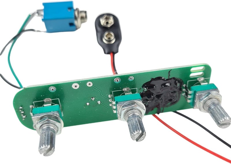 Kaynes JB jazz electric bass active electronic amplifier circuit Pickup Wiring Harness BJB Preamp with Gain - Image 1